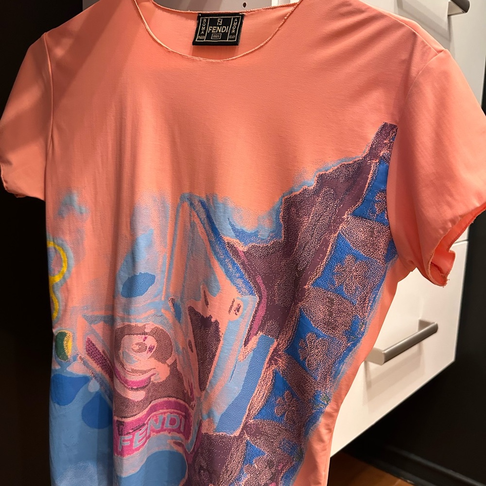 Fendi Vintage T Shirt Women US 4-6 (42IT runs small)